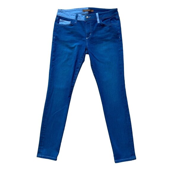 Joes Jeans Mandee style Skinny Ankle 29 Blue color block soft Denim Womens Pants - Picture 1 of 10
